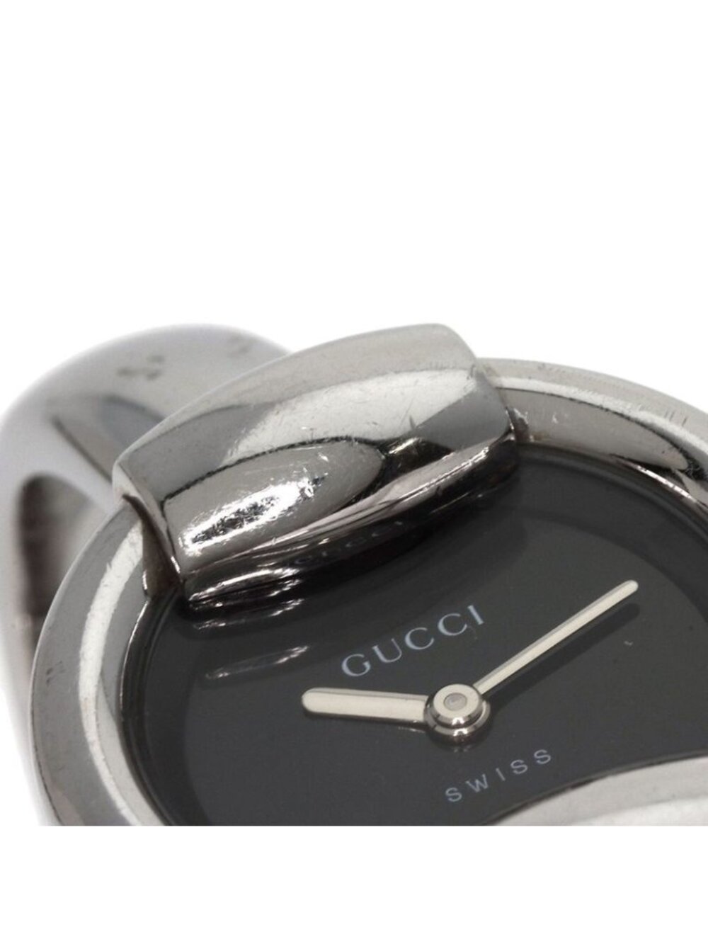 Gucci Round Face Bangle Watch SS - Picture 14 of 15
